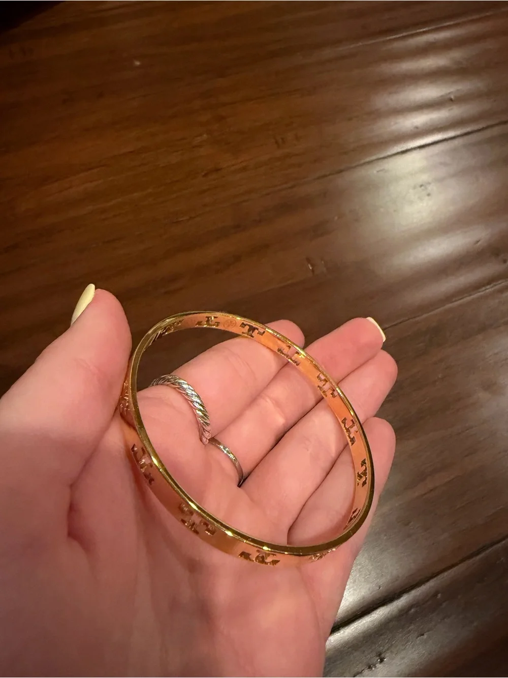 Tory Burch sleek gold